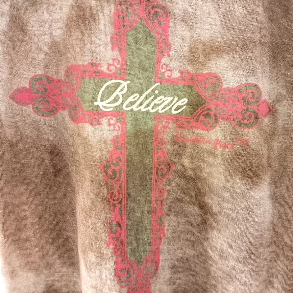 SOUTHERN GRACE ladies short dress with fringe. Size Small - Picture 2 of 5